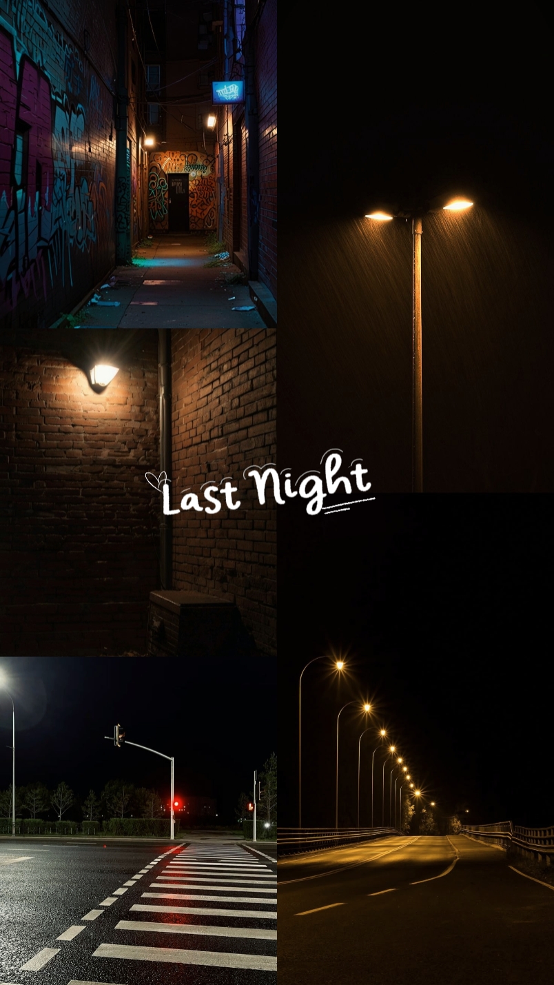 last night 