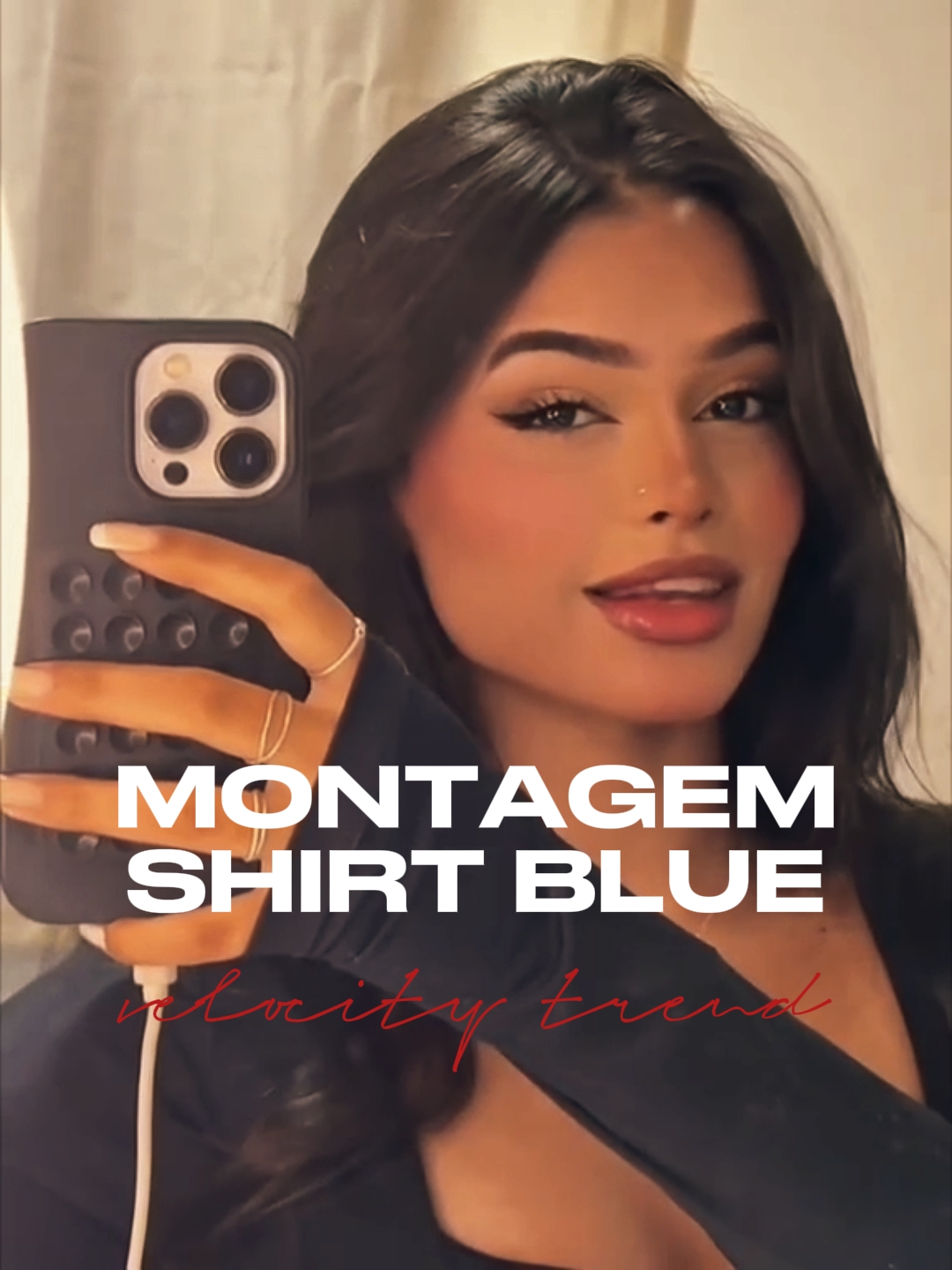 Montagem Camisa Azul