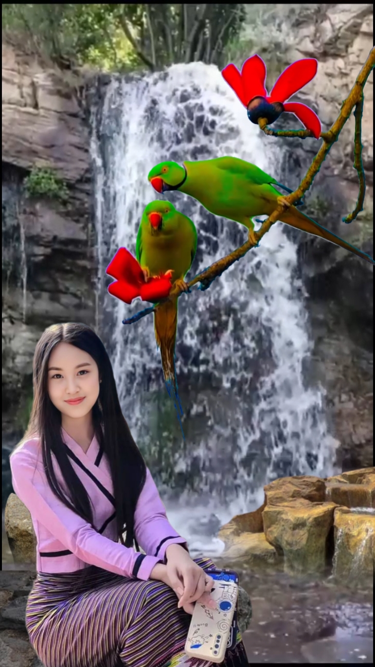Air terjun yg indah