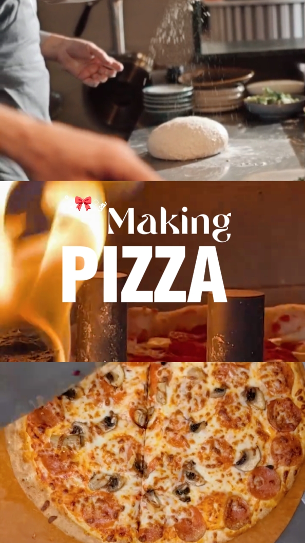 Haciendo pizza
