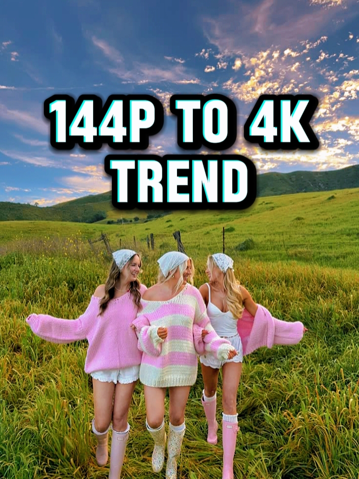 144p to 4k Trend