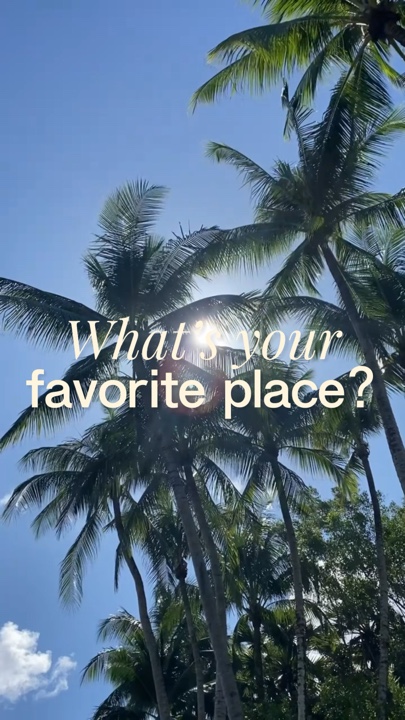 Favorite place 🏝️