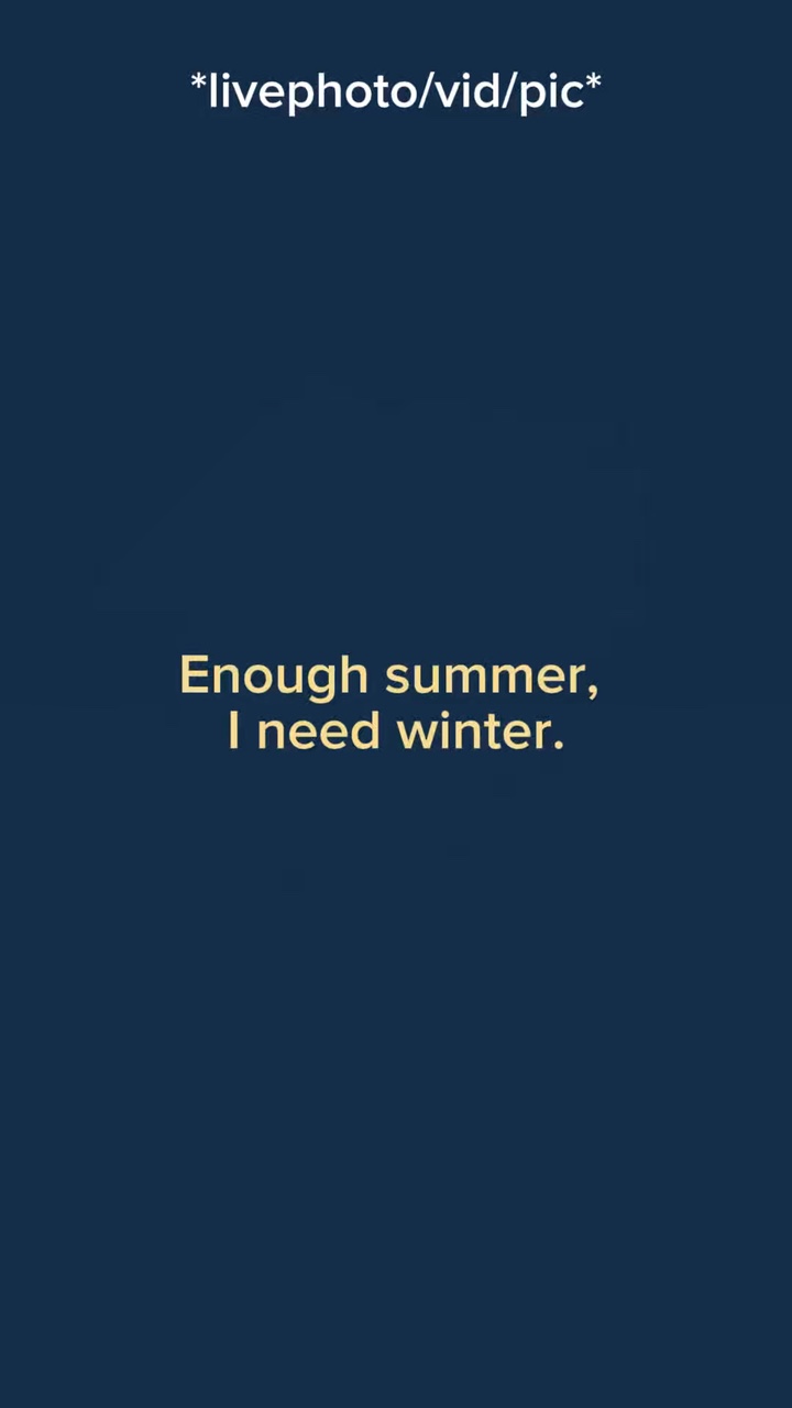 Genug Sommer