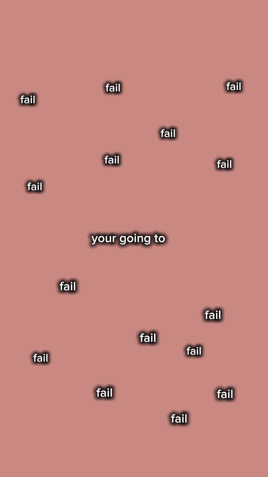 fail to win