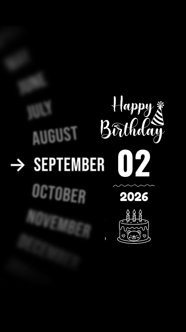 BDAY SON 2 SEPTEMBER