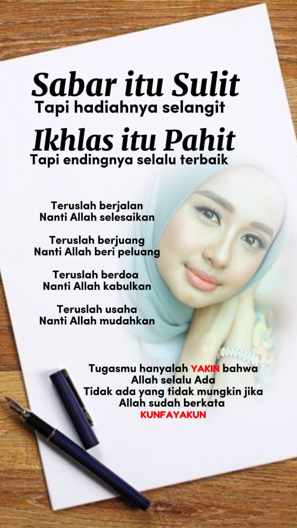 Sabar itu Sulit