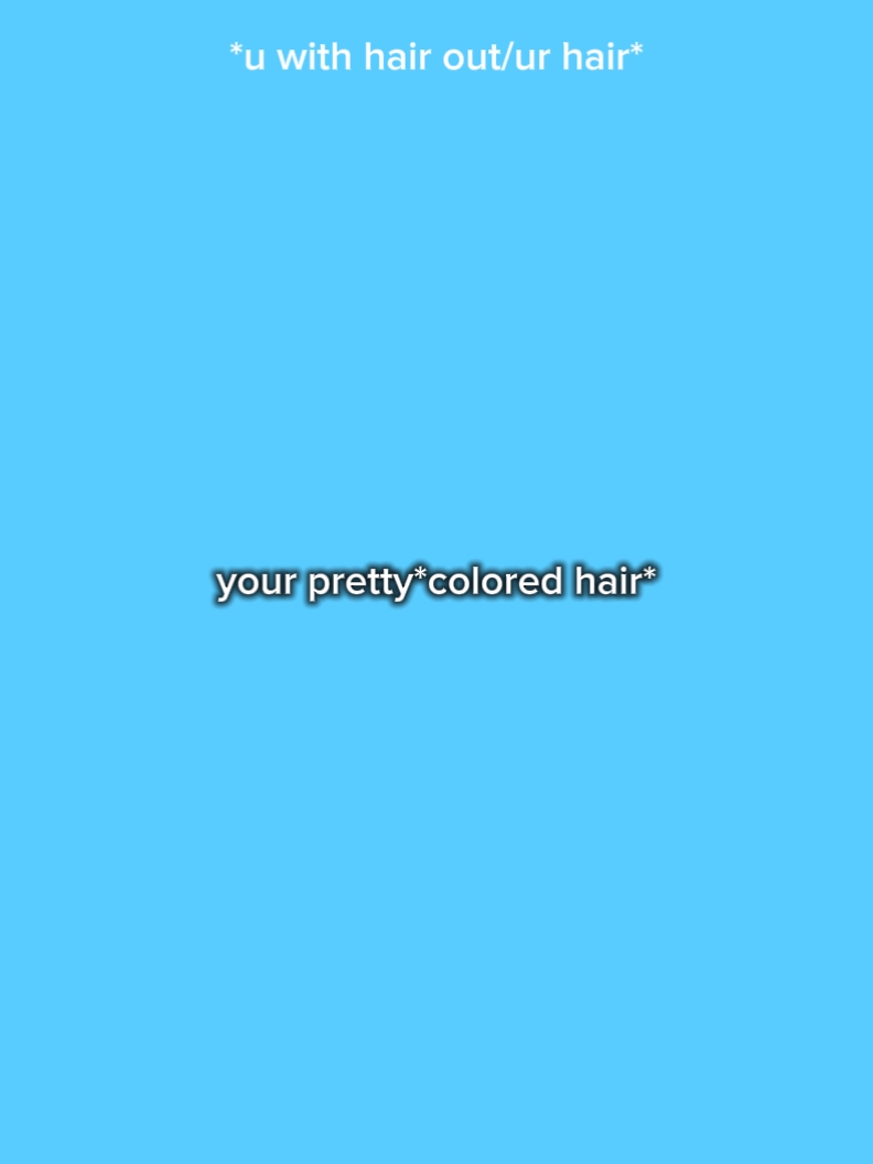colored hair