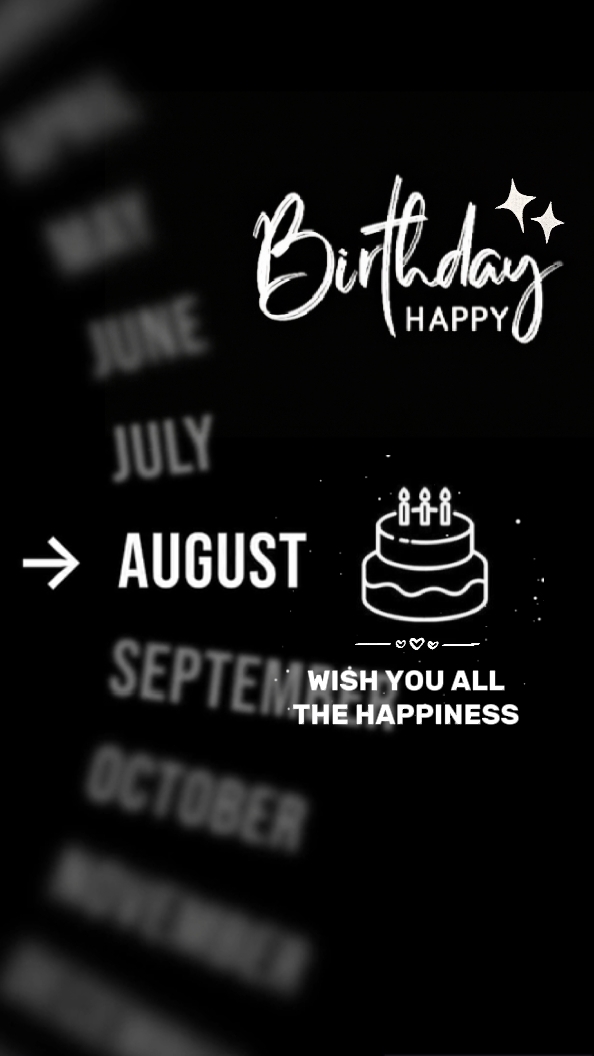 HBD AOÛT 