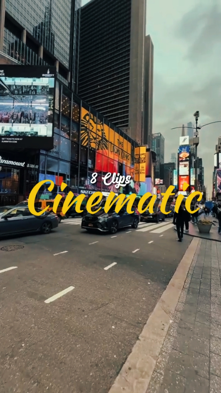 8 CLIPS CINEMATIC