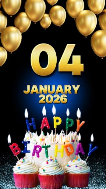 BIRTHDAY 04 JANUARY 