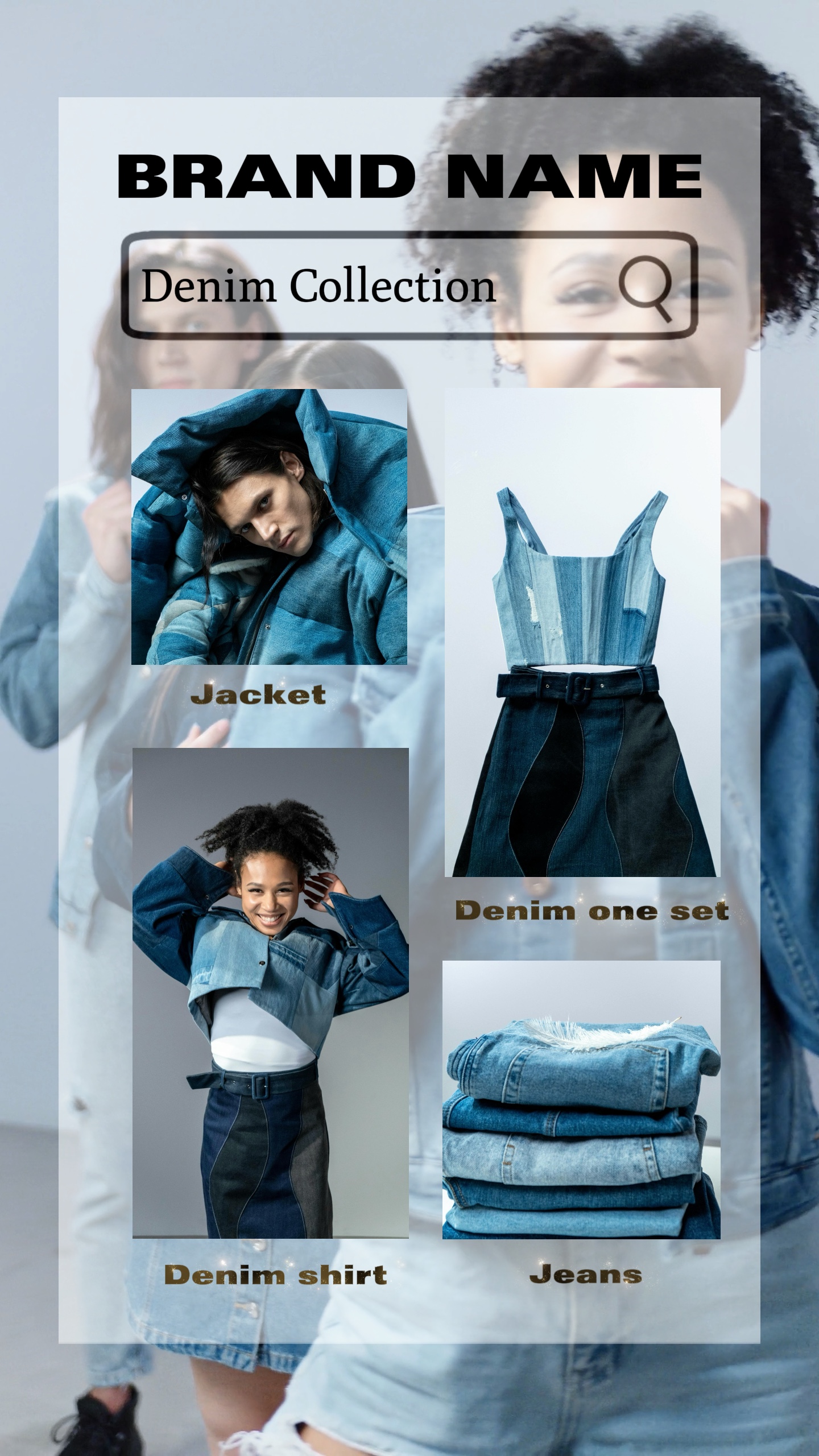 Denim collection