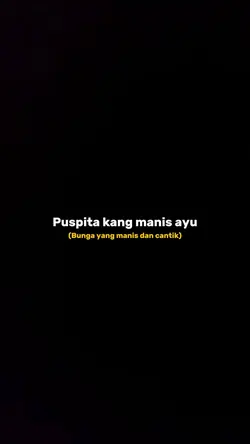 Puspita Kang Manis