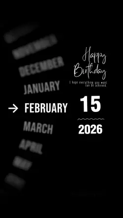 BDAY LOVE 15 FEBRUAR