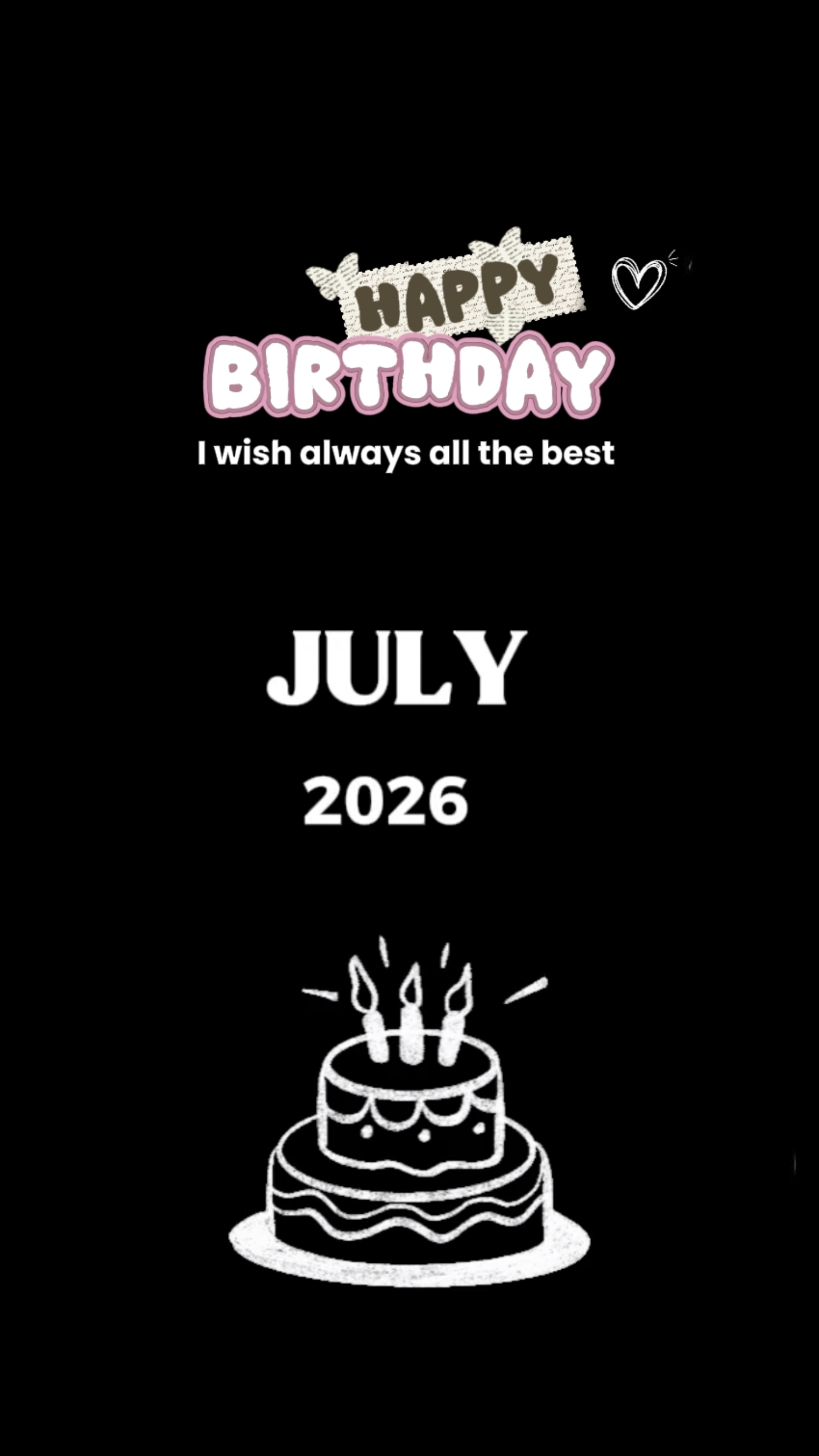 CUMPLEAÑOS DE JULIO 