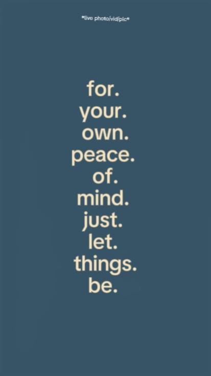 peac of mind