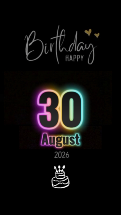 HBD 30e ANNIVERSAIRES
