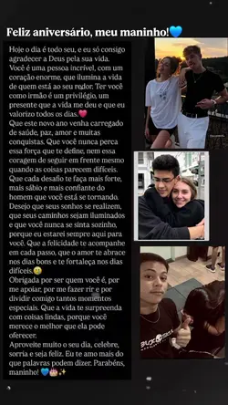 Parabéns maninho
