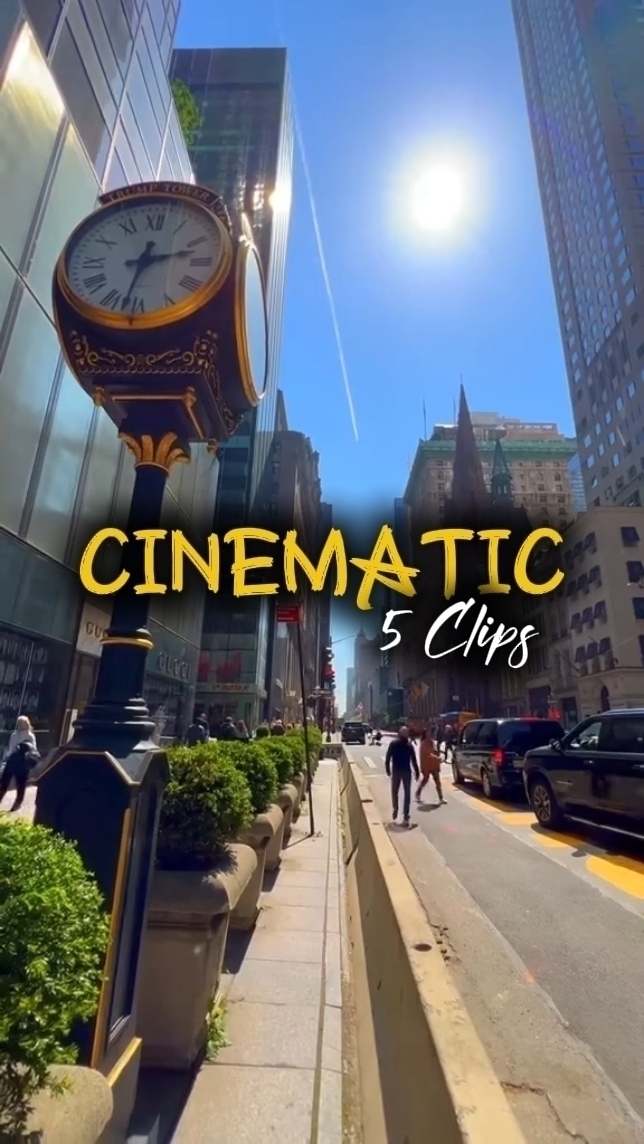 5 Clips Cinématique 