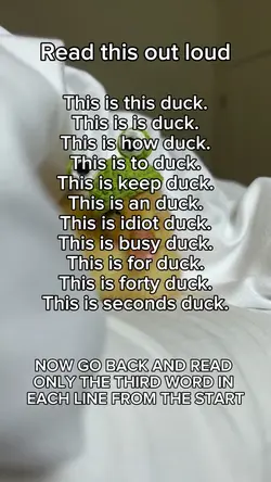 read it out loud!