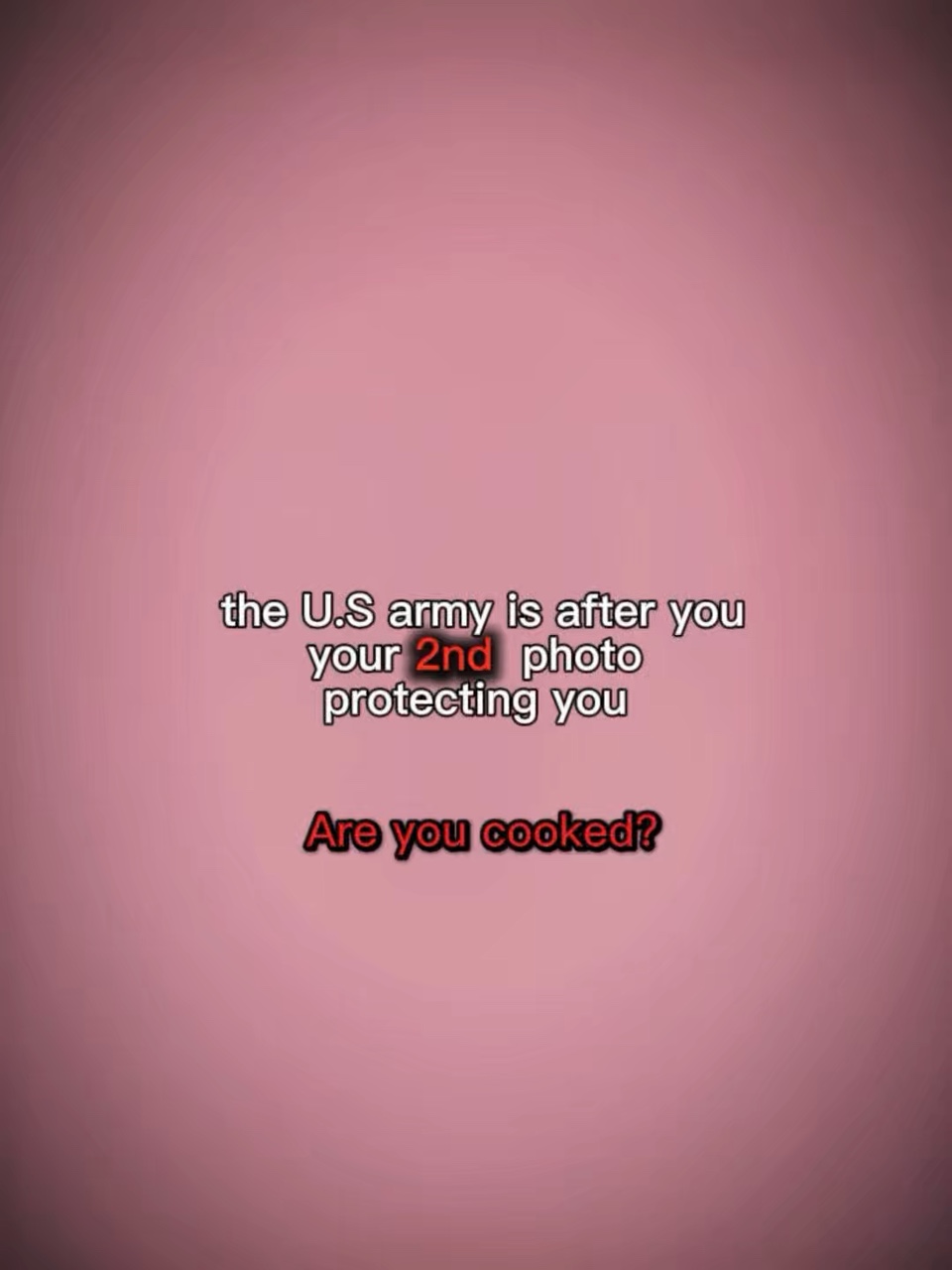 Are you cooked?