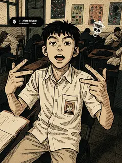 crows manga style