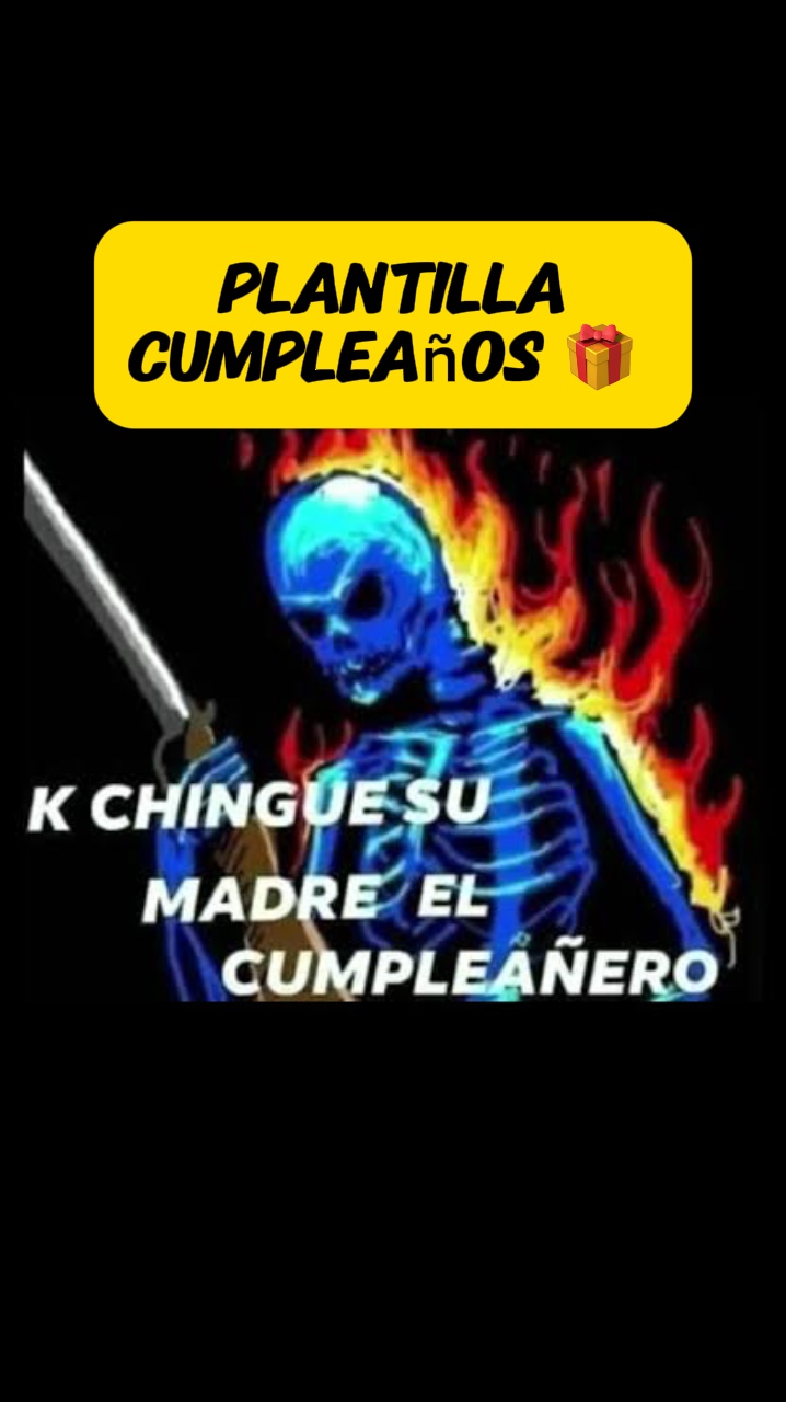 Plantilla cumpleaños