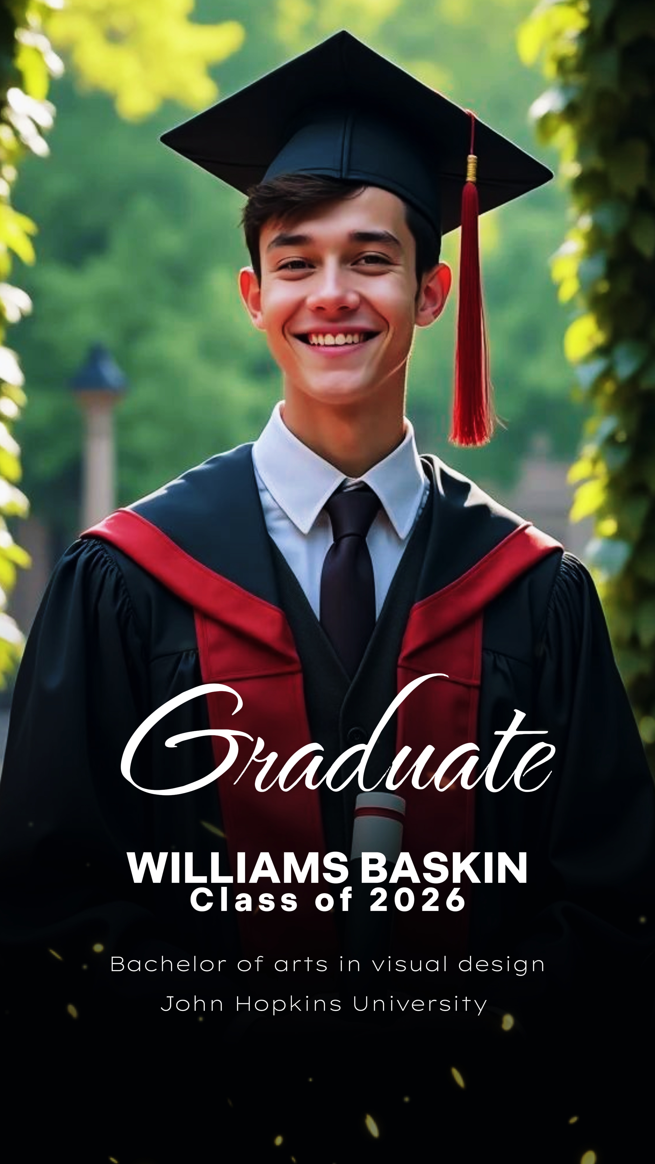 Invitado Para Fiesta De Graduados