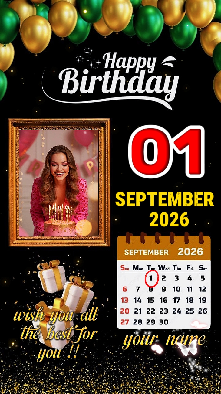 Aniversário 1 de setembro de 2026