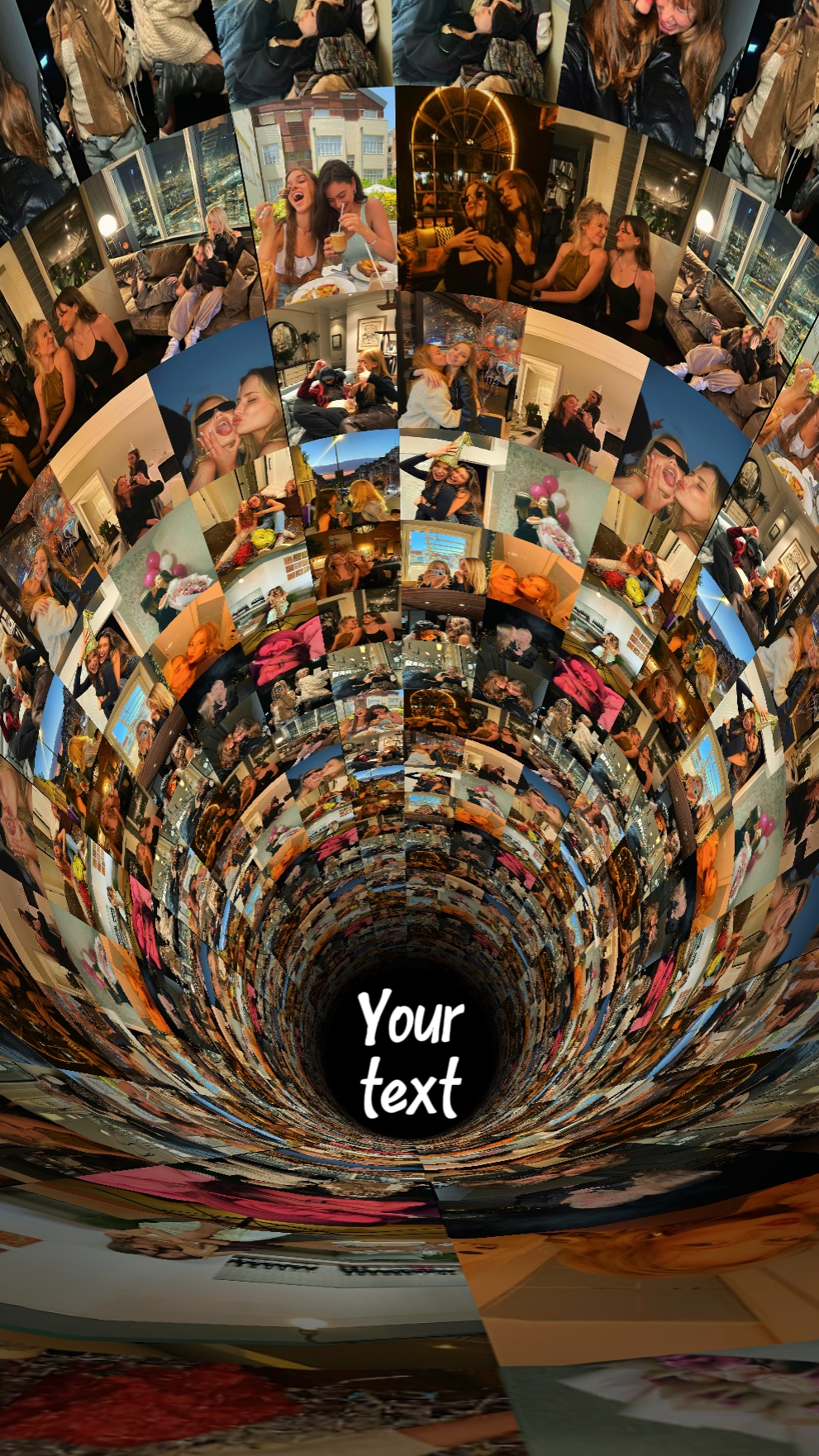 Tunnel collage