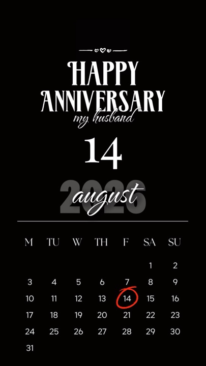 Aug 14th Anniversary