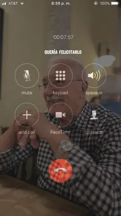 Llamada al cielo 