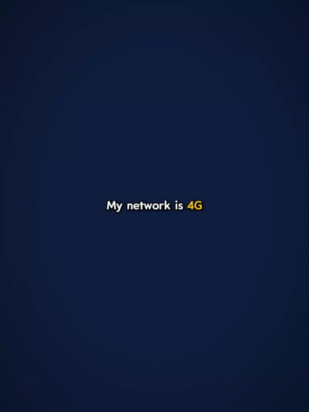 My Network is 4G