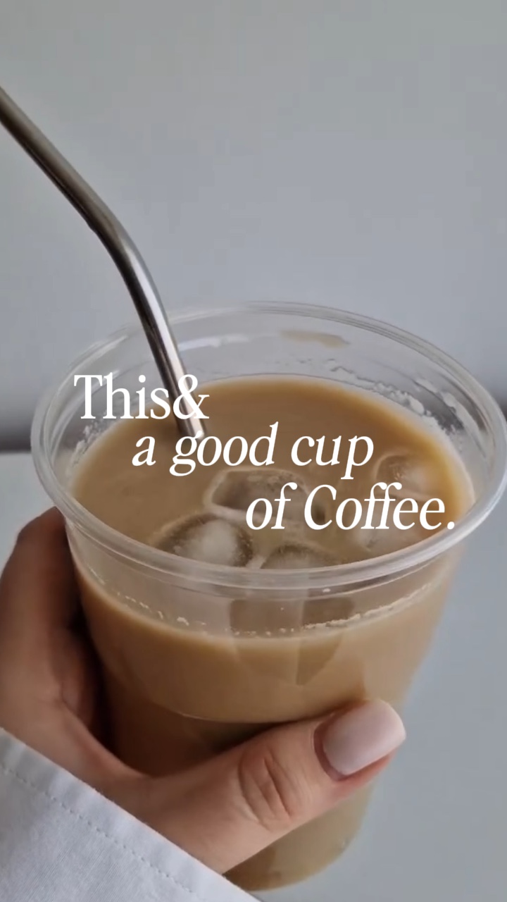 Uma xícara de café