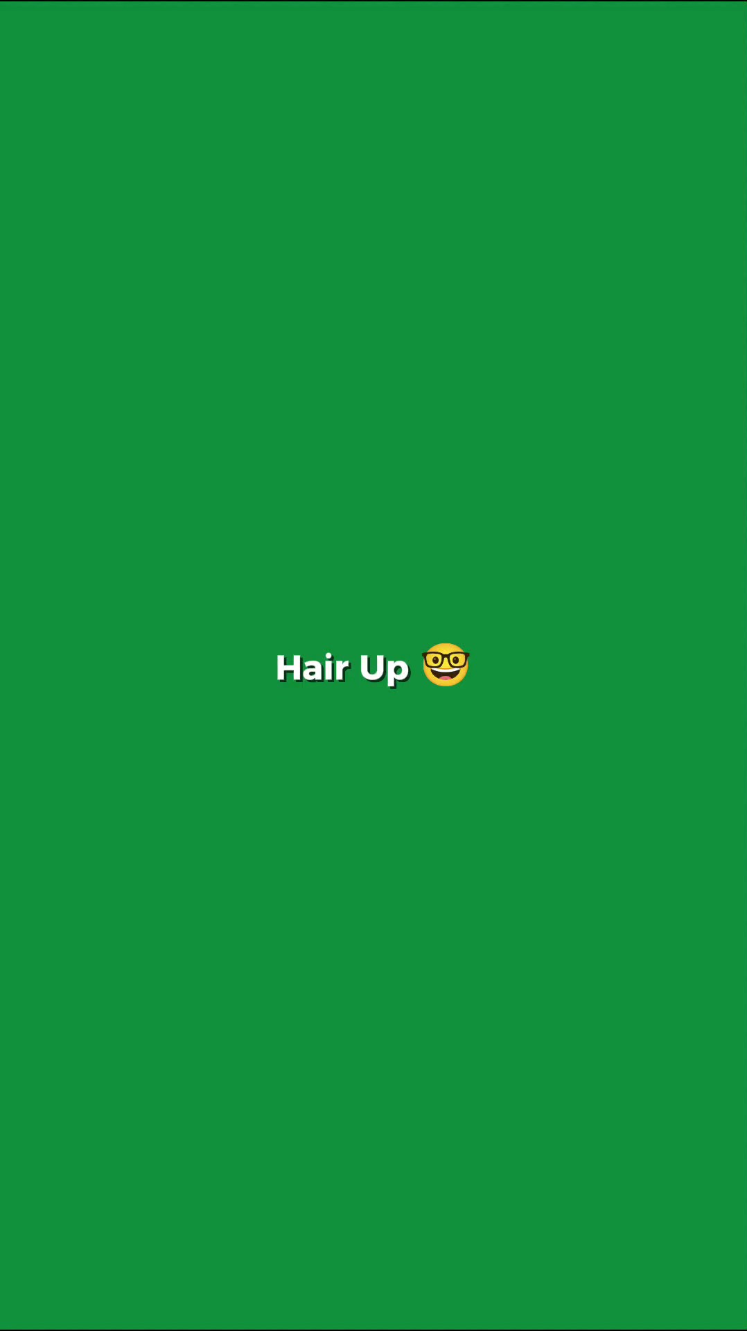 rambut ke atas
