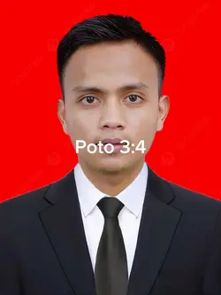 Pas merah latar jas