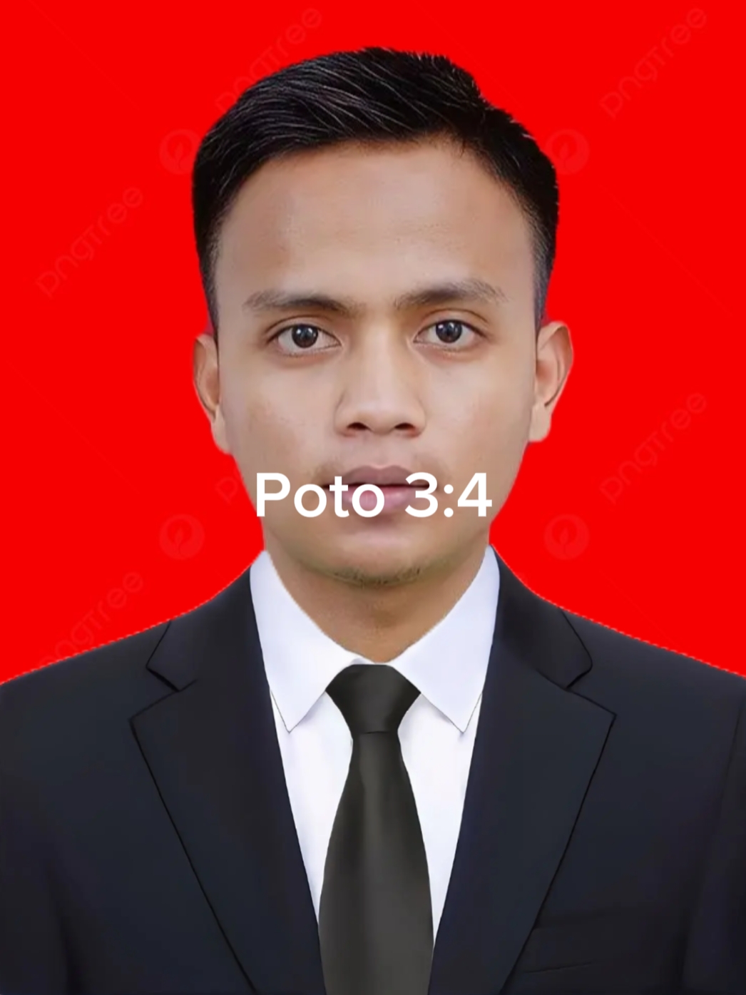 Pas merah latar jas