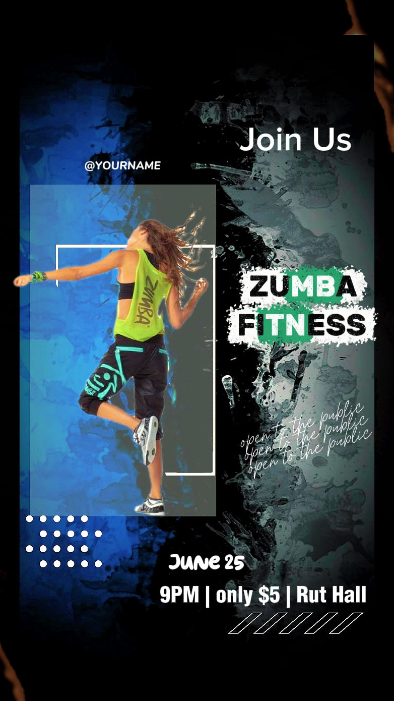 flyer zumba fitness 