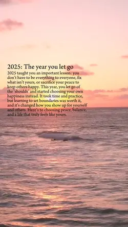 the year you let go