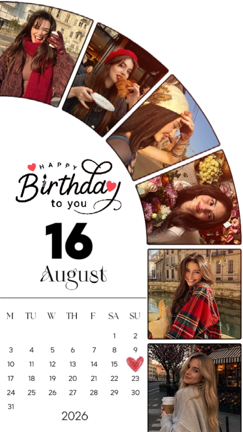 BIRTHDAY 16 AUGUST