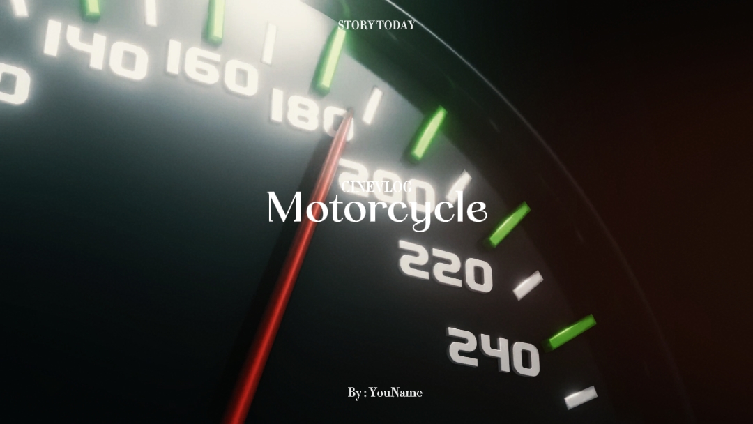 Motorcycle vlog