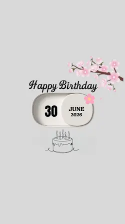 HBD MYLOVE 30 JUNE