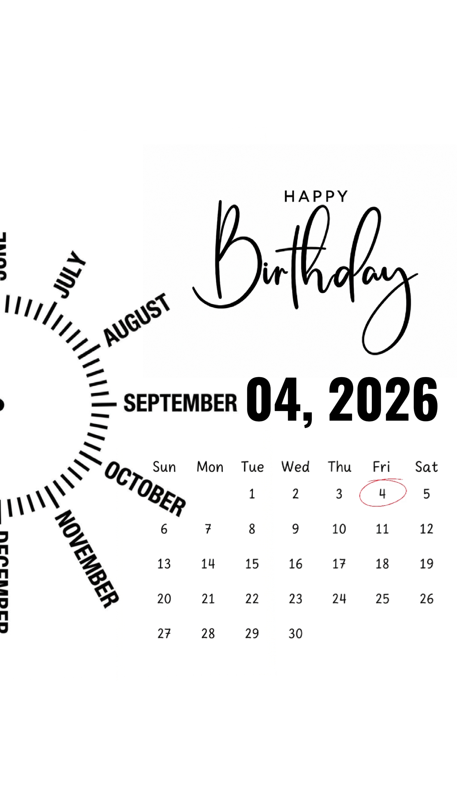 Cumpleaños 04 de septiembre
