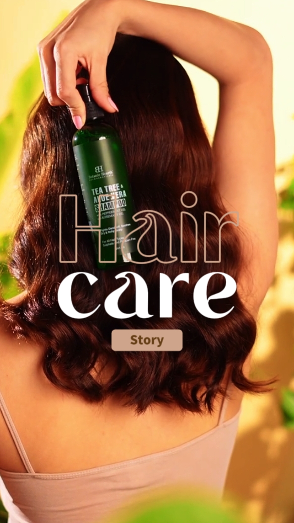 História de cuidados com o cabelo