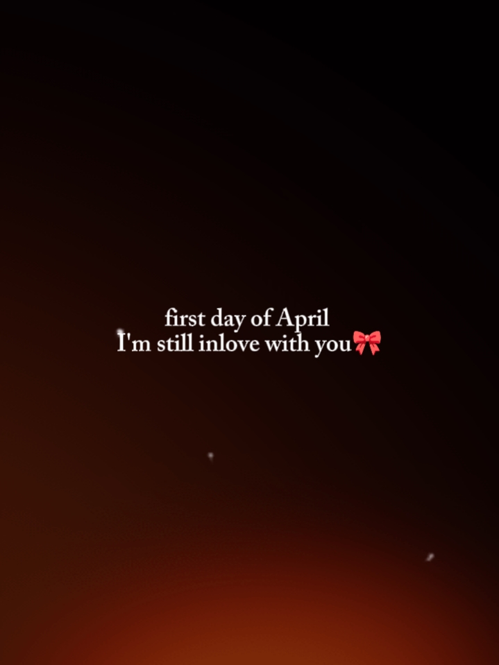 Erster Tag im April 