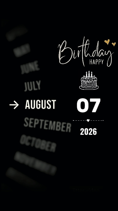 HBD MY LOVE 07 AUGUS