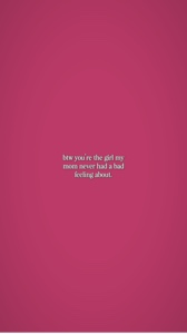 you’re the girl