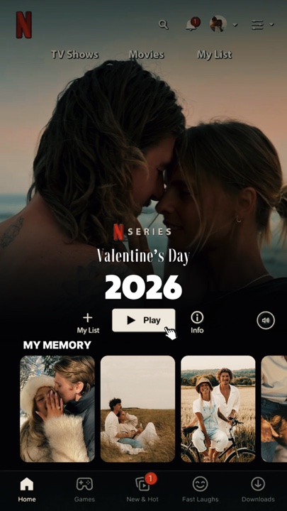 NETFLIX San Valentín