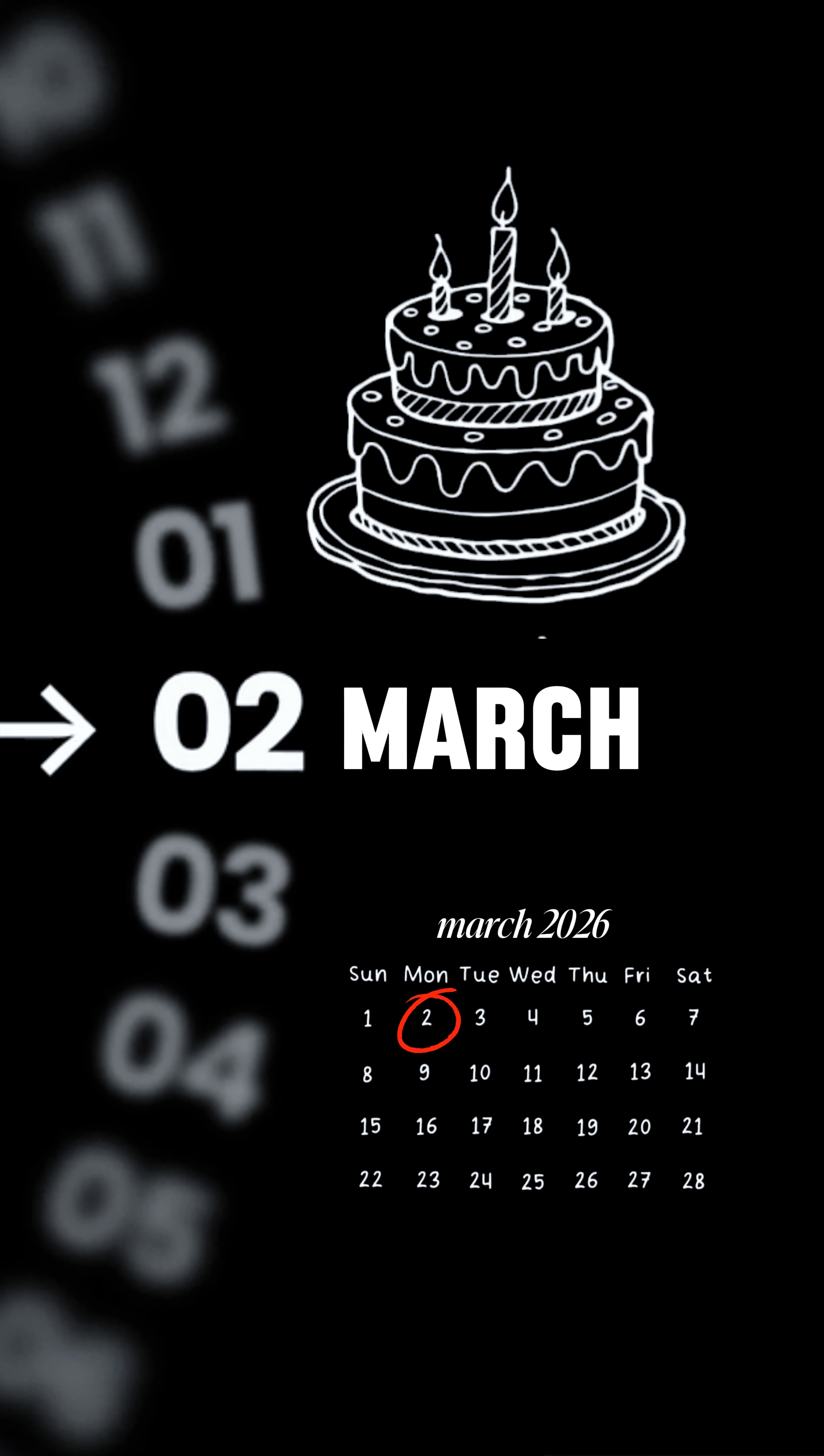 02 mars anniversaire