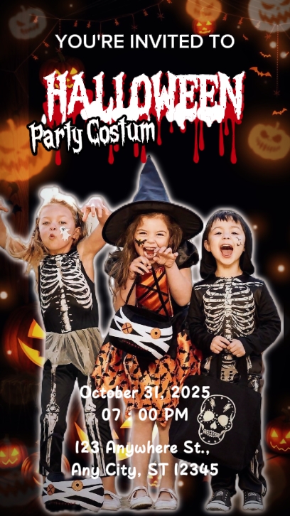 Convite de halloween
