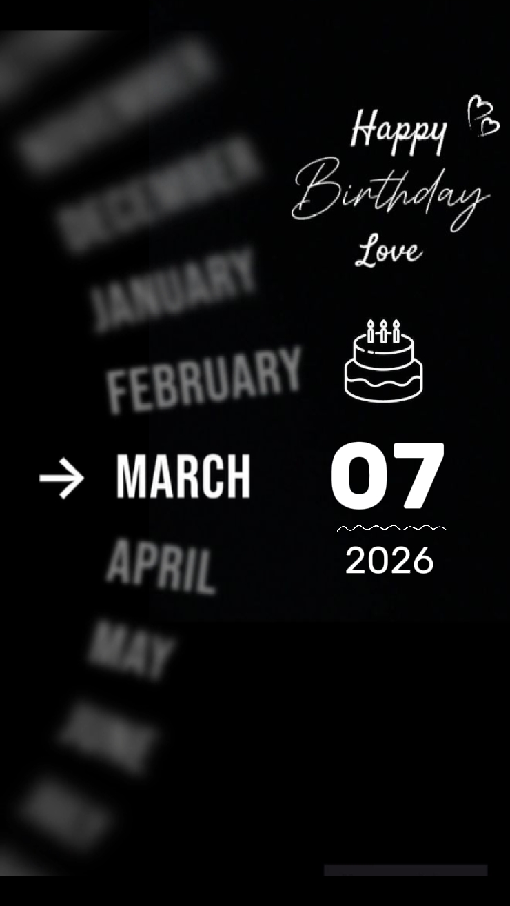 BIRTHDAY MYLOVE